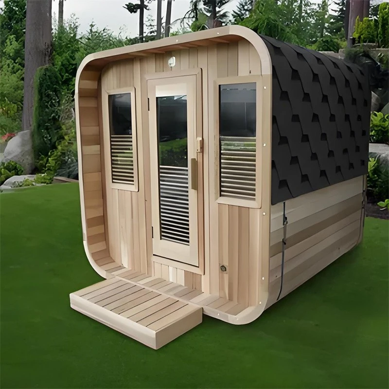 Outdoor Cube Sauna Room (18)